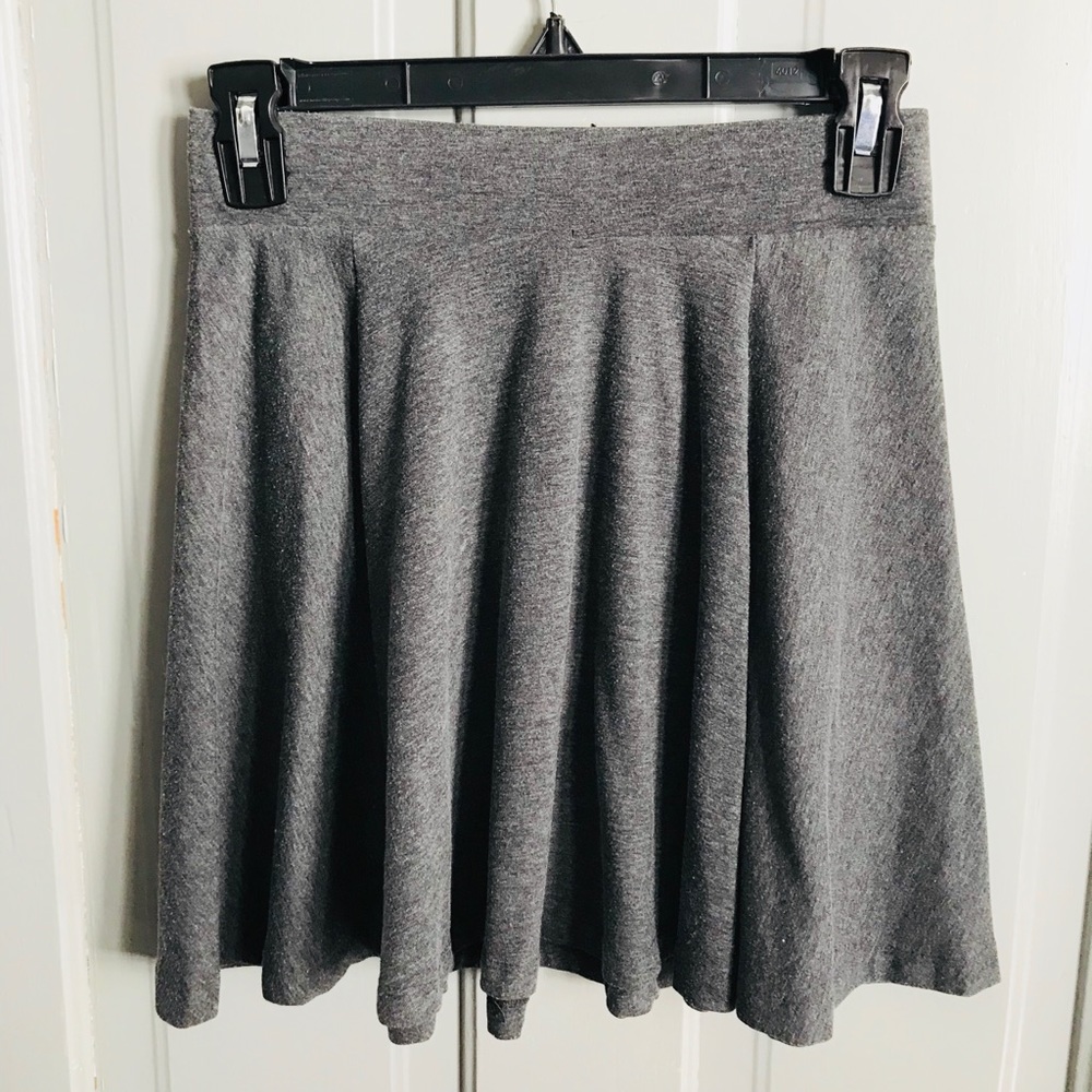 Gray Circle Skirt